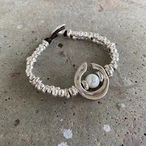 UNO de 50 Half Moon Bracelet